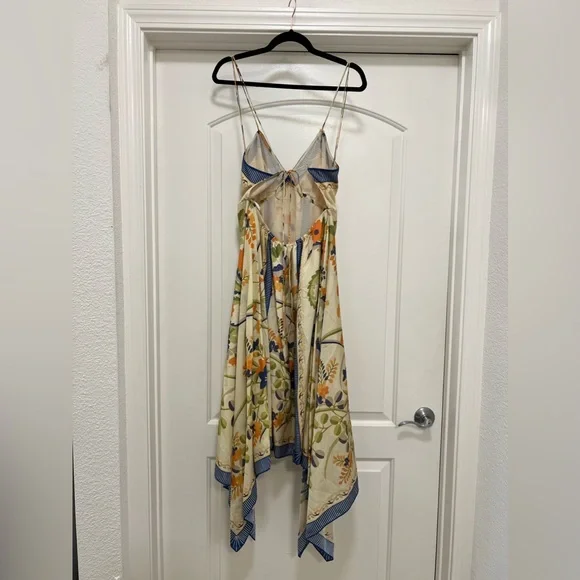 NWT Rebecca Taylor Silk Phoenix Floral Midi Dress - Picture 10 of 16
